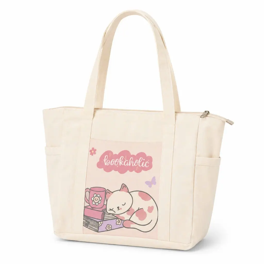 Túi Vải Canvas Túi ToTe 4 Ngăn Kiểu Dáng Cute Đi Chơi, Mua Sắm Kích thước 40cm x 30cm Loại Có Khóa kéo, Chất Vải Dầy Dặn | BigBuy360 - bigbuy360.vn Túi Vải Canvas Túi ToTe 4 Ngăn Kiểu Dáng Cute Đi Chơi, Mua Sắm Kích thước 40cm x 30cm Loại Có Khóa kéo, Chất Vải Dầy Dặn | BigBuy360 - bigbuy360.vn