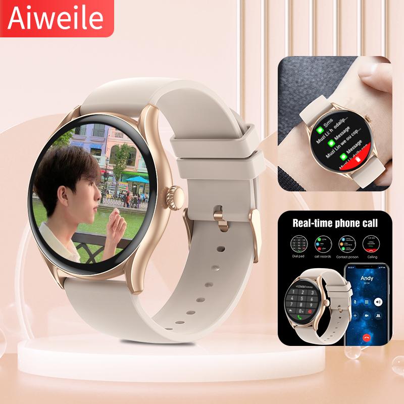 Đồng Hồ Thông Minh, Aiweile AW19, Dành Cho Nam Và Nữ, Tương Thích Với Android, iPhone Và Xiaomi, Chức Năng Thể Thao, Cuộc Gọi Bluetooth Không Dây, Quà Tặng Thời Trang Mới, Thích Hợp Cho Bạn Bè