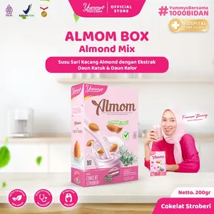 ALMOM MILK BOX - Susu Almond Kaya Antioksidan - Nutrisi Lengkap | Minuman Sehat - Multivitamin
