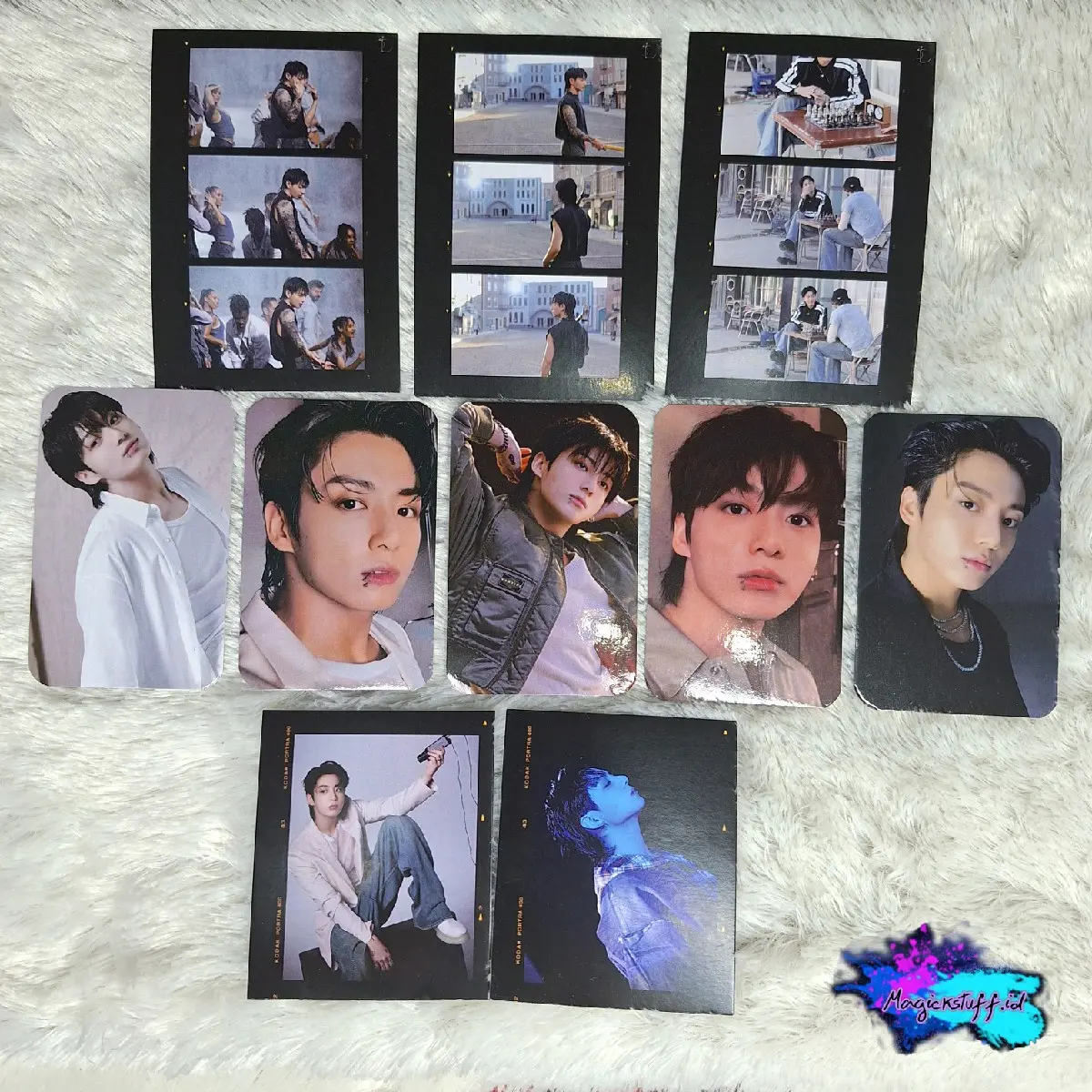 (Min order 2 set) Jungkook Golden Photocard Freebies Set | K-pop photocard fankit bangtan Merchandise
