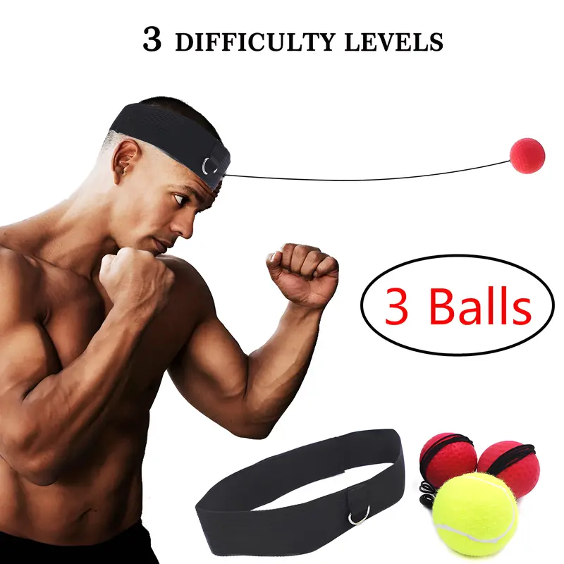 Alat Bantu Latihan Reflex Ball Samsak Tinju Speed Punching 3