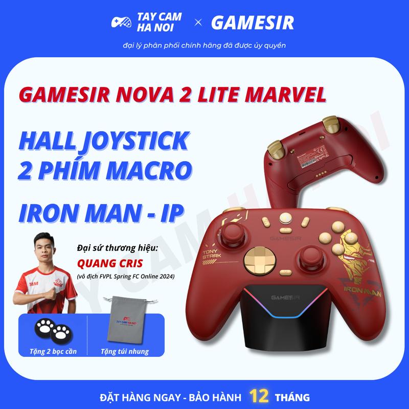   BH 12 tháng  Gamesir NOVA 2 LITE Iron Man Edition tay cầm chơi game Hall Joystick & Trigger 