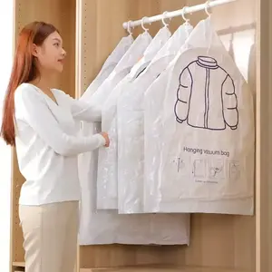 Plastik Vakum Gantung Pakaian Vacuum Compression Bag 1pcs MOONBIFFY