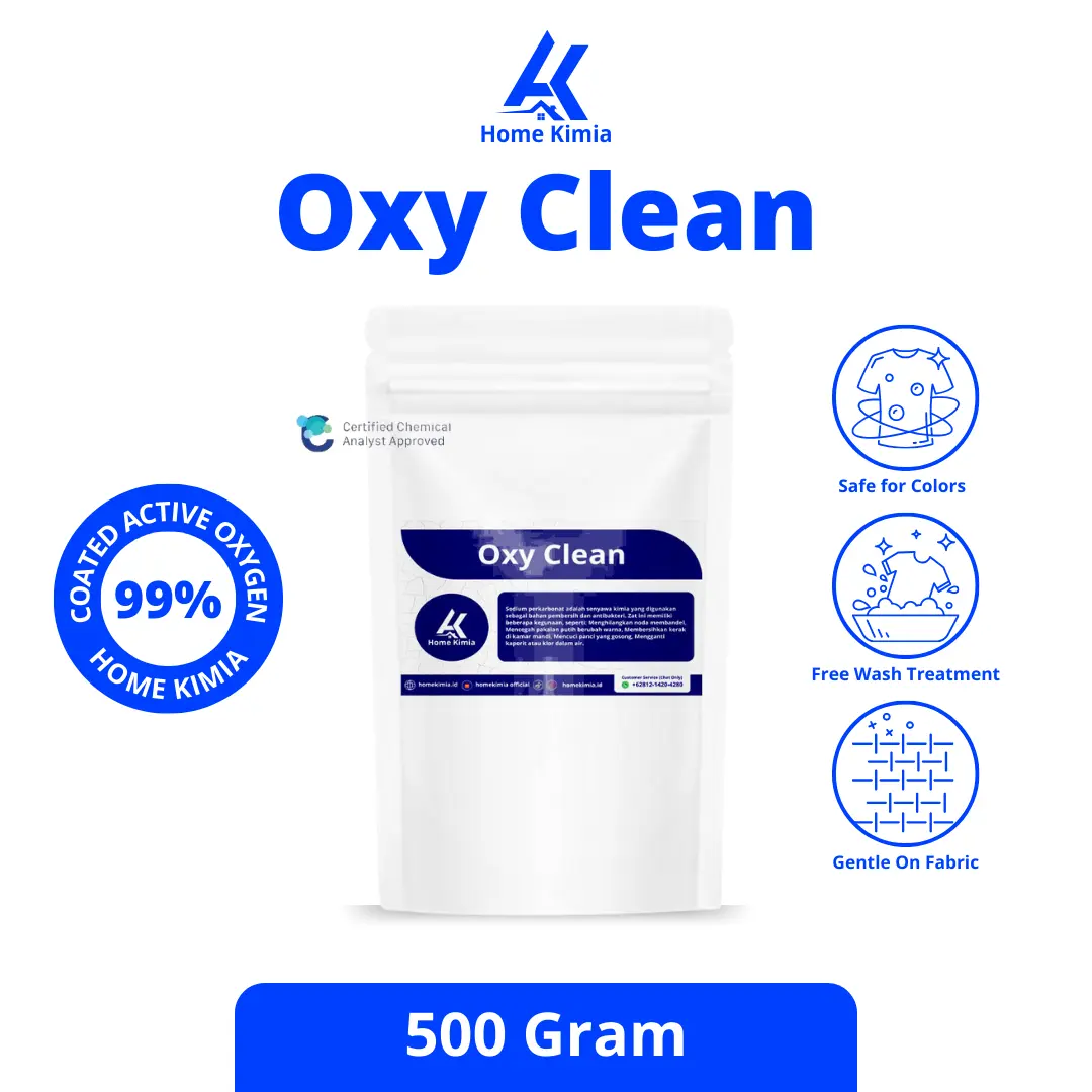 Oxy Clean - Pemutih Pakaian & Penghilang Noda / Sodium Percarbonate 500 gr by Home Kimia