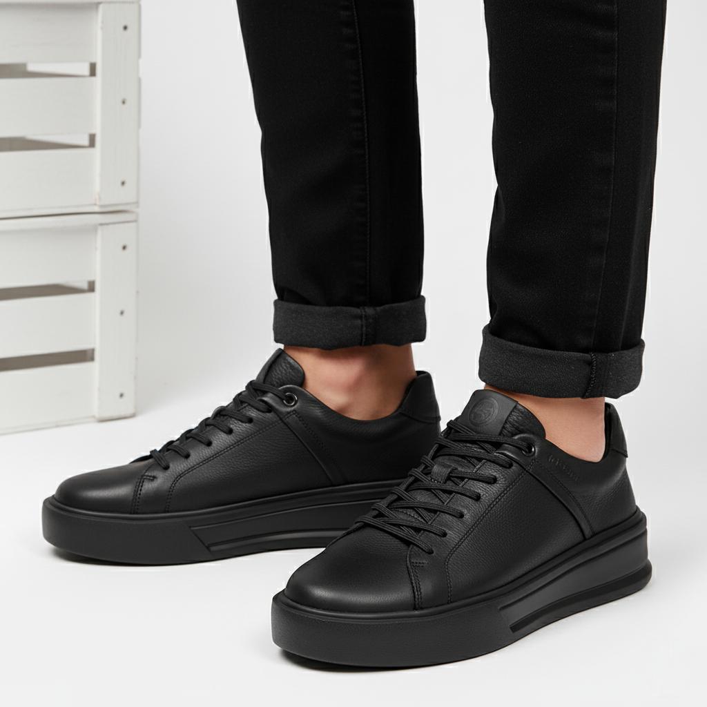 Tênis Masculino Sneaker Prague - Ângulo 3