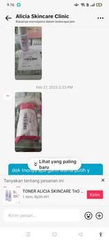 Product Review of TONER ALICIA SKINCARE TnO & TnS from R**y 0