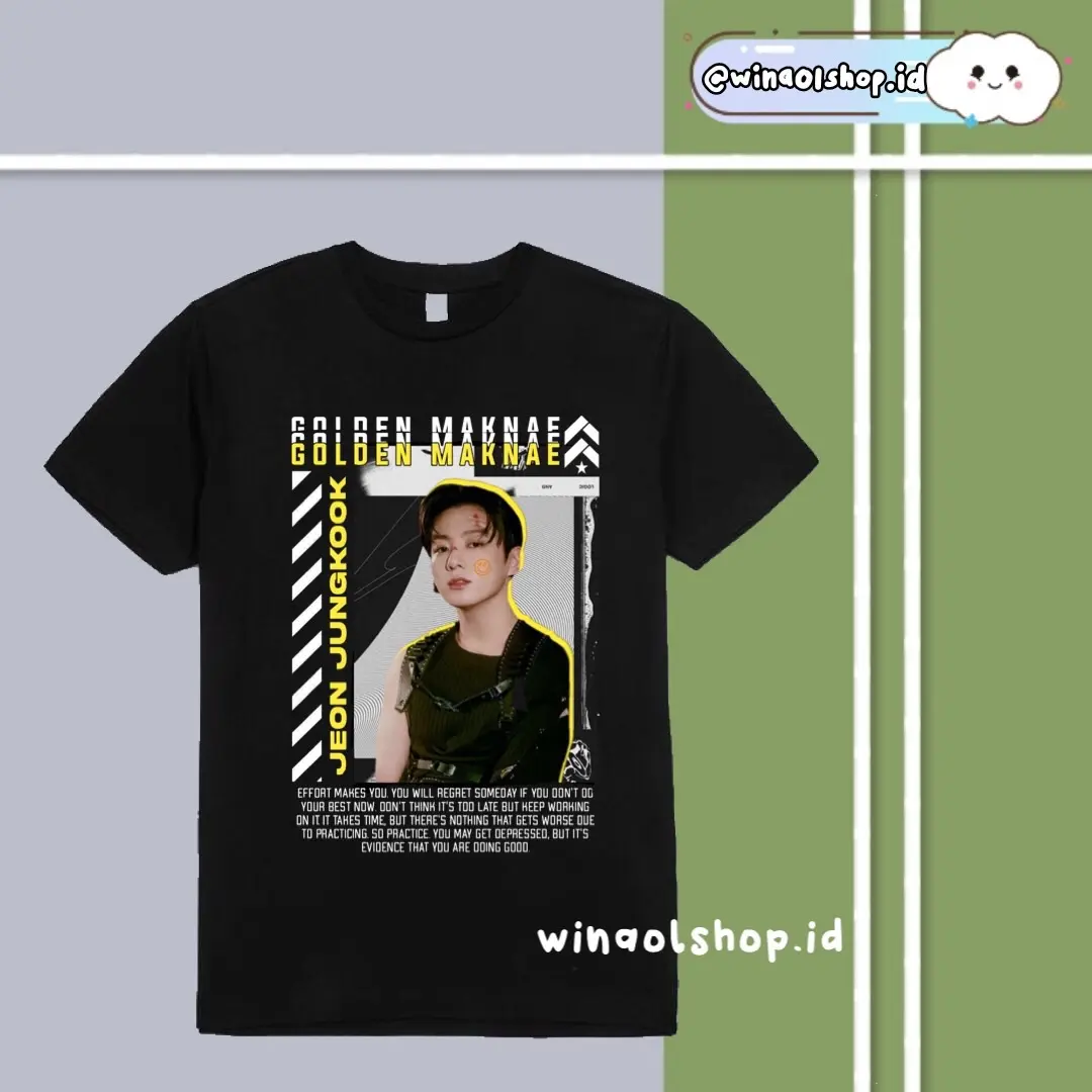 Kaos Jungkook-Golden Maknae (+freebies)