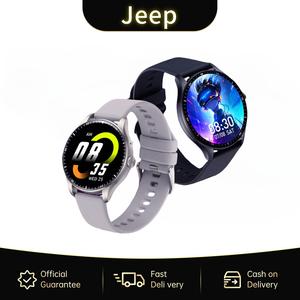 Jam Tangan Pintar, Jeep Z02 Pro, Skrin HD IPS, Panggilan Bluetooth, Sesuai untuk Sukan Lelaki, Kalis Air, dengan Kadar Jantung, Oksigen Darah dan Pengesanan Tidur, Jam Tangan Pintar Perniagaan Lelaki, Main Balik Muzik, Gaya Hidup, Kalis Air Smart Watches