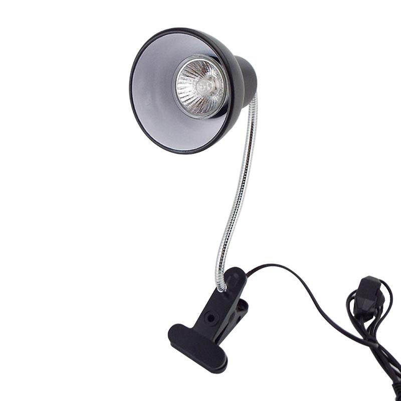 Product Introduction of UVA+UVB 220V Reptile Heating E27 Base LED Lamp Deck Holder Tortoises Bulb Turtle Light Clip  SGK 166
