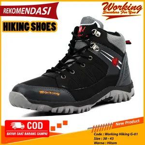 Working Sneakers Sepatu Boot Hiking Adventure G-01 Size 39 - 43