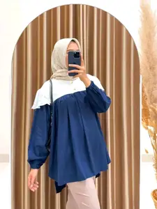 Diamond - Naura top - kemeja blouse rayon twill