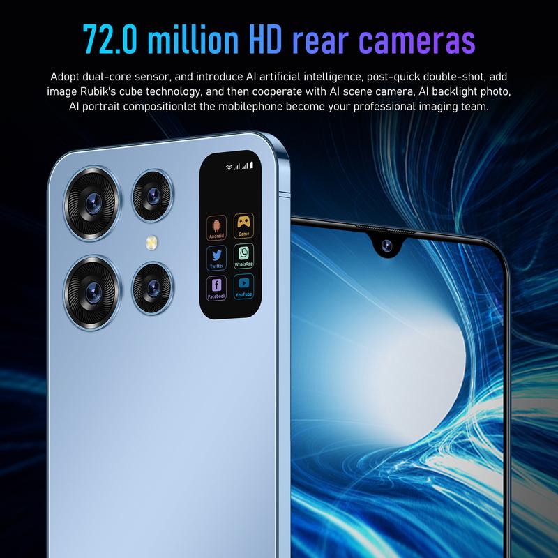 Product Introduction of A55 brand new 5G smartphone, 16/512GB, VDIS&automatic viewfinder, smartphone triple camera, Android system 32