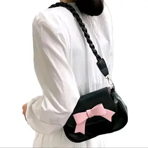 Tas Selempang Wanita Qiya - Sling bag Wanita Terbaru / Shoulder bag Kekinian Korean Style Fashion Cewek Kulit tasmini women