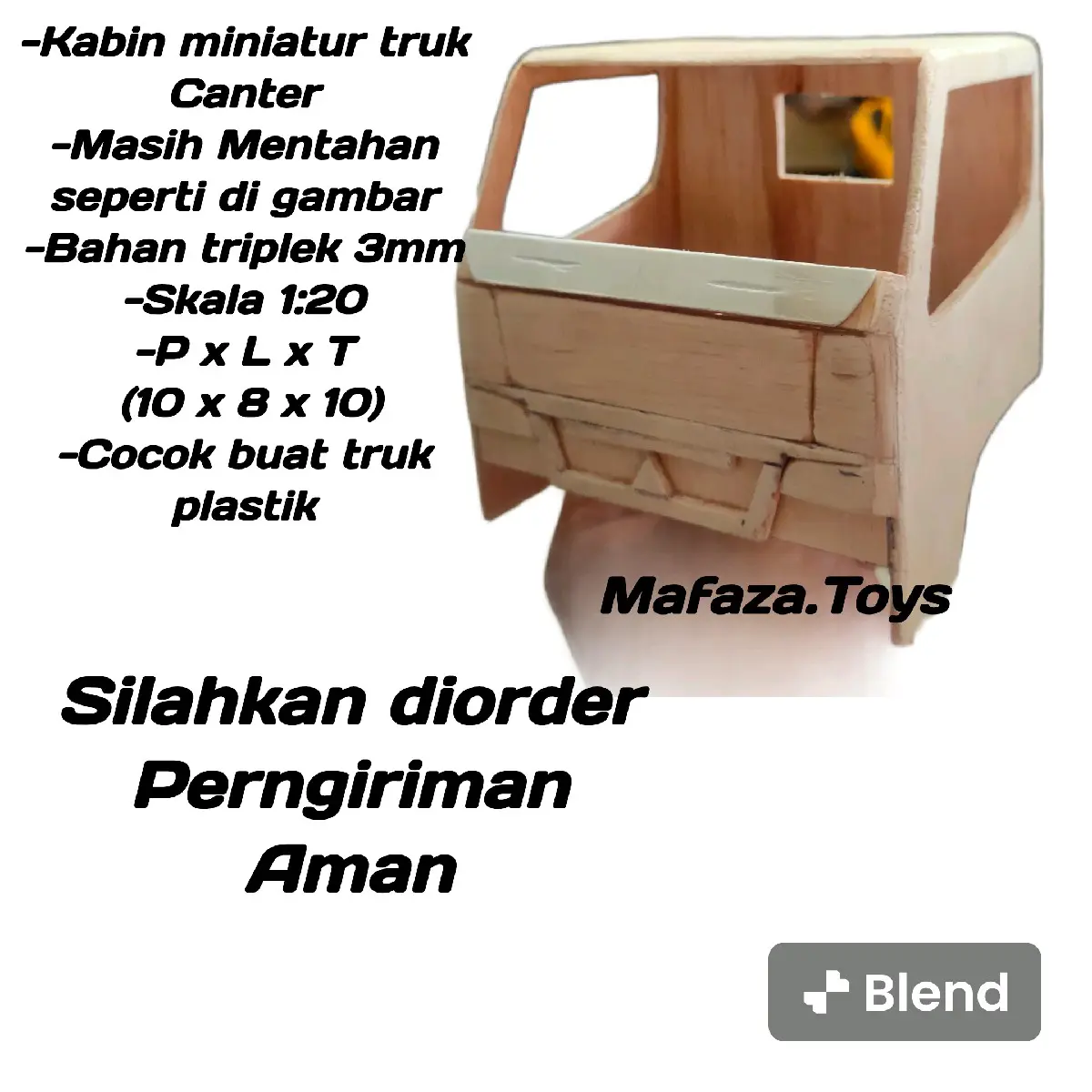 Kabin miniatur truk Canter