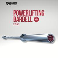 Gambar XMASTER Powerlifting Barbell Kompetisi 20kg - IPF Chrome Volcano Knurling untuk Deadlift Squat dan Bench Press - Comp PL-20KG dari XMASTER Gym Equipment ID Kab. Tangerang 1 Tokopedia