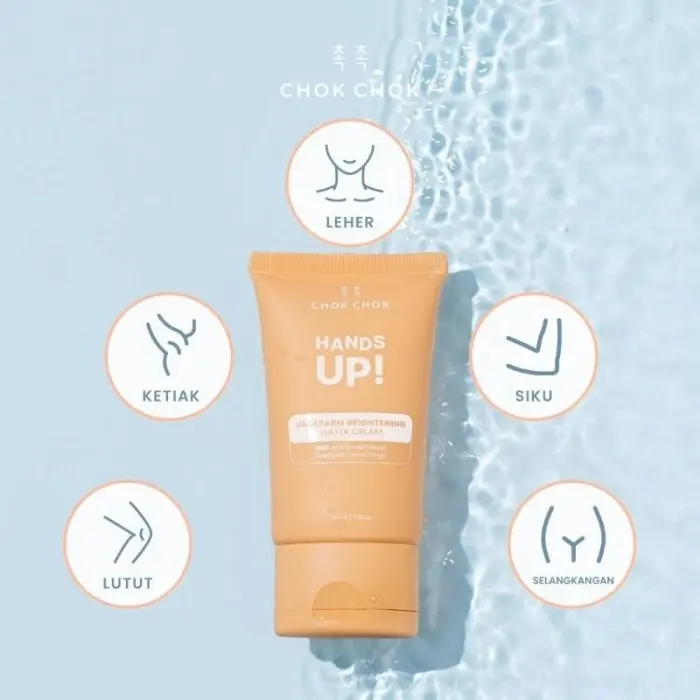 STOCK TERBARU Pemutih Ketiak Terbaik Hands Up Underarm Brightening Water Cream