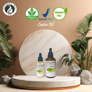 Castor Oil 100% Pure Organic Cosmetic Grade - Body Care - Facial Care - Hair Growth Oil. Minyak Perawatan
