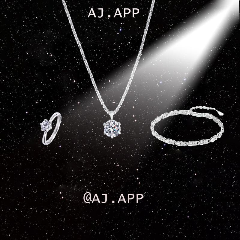 Vòng Cổ Kim Cương Trắng Lấp Lánh Dành Cho Nữ Thiết Kế Độc Đáo Phong Cách Mori Nhẹ Nhàng Và Thanh Lịch Đa Năng Phong Cách Tối Giản Vòng Cổ Xương Đòn Bầu Trời Đầy Sao Ưu Đãi Giới Hạn