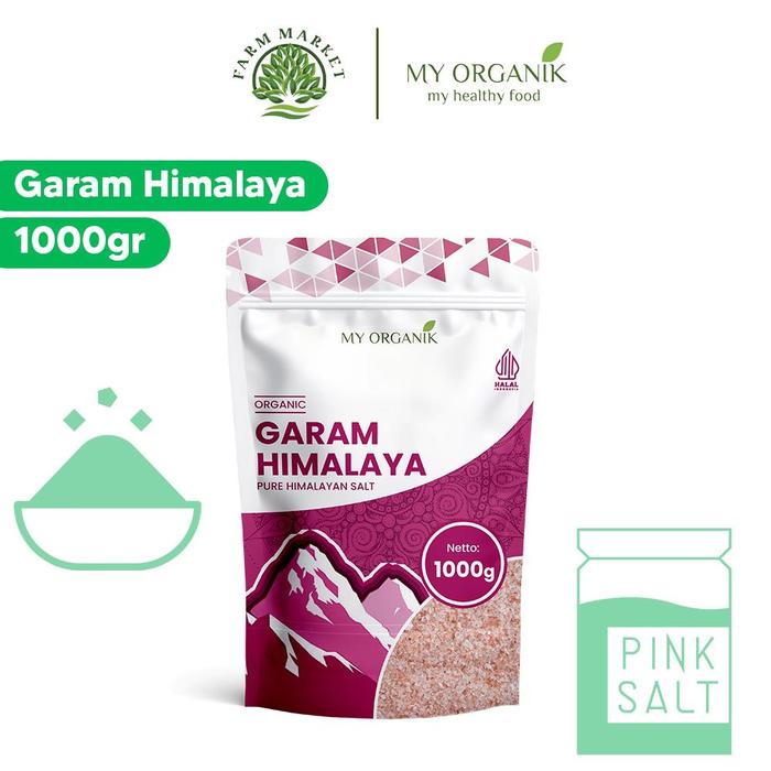 Gambar My Organik Garam Himalaya Himalayan Himsalt 2 x 500gr - 500gr dari Farm Market Store Kota Depok 5 Tokopedia