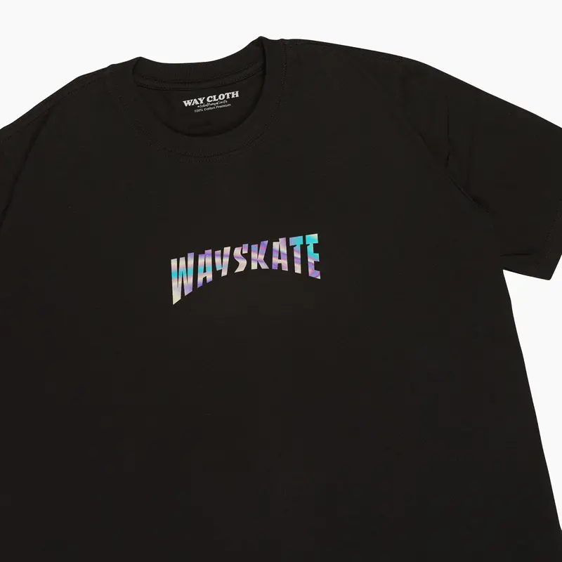 Baju Distro Sablon Reflective Rainbow Way Skate Unisex Pria Wanita Cotton Combed Gratis Stiker & Goodiebag - Way Kaos - Sablon, Oblong Cowok Surfing 3