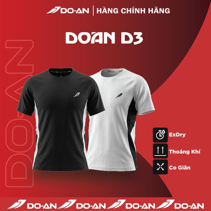 [ Xả Kho ] Áo thun DO-AN D3 Basics nam thấm hút nhanh khô , thoáng mát, co giãn 4 chiều, dễ phối đồ - Made In VietNam-QA-AD3