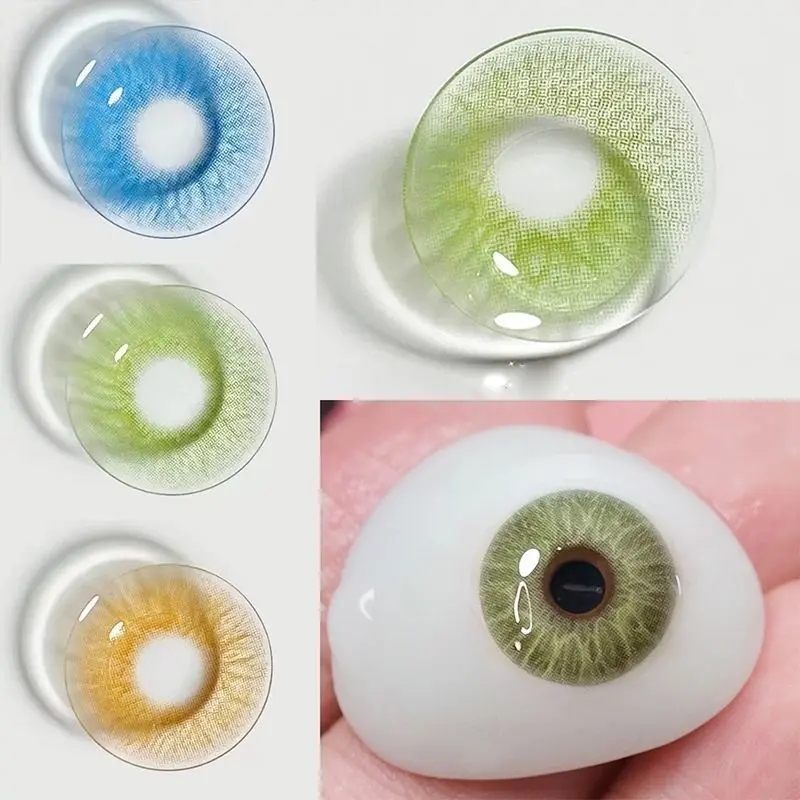 Kính áp tròng, màu, Huyết khối hỗn hợp, Hình cầu 14,2mm, 1 cặp