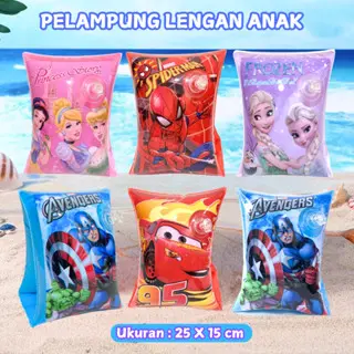 AQUATIC 2127 pelampung lengan anak karakter 1 Pasang Ban Renang Anak Ban Berenang Anak Pelampung Tangan anak Ban Lengan Arm Band Ban Pelampung SWIM RING BAN RENANG 1