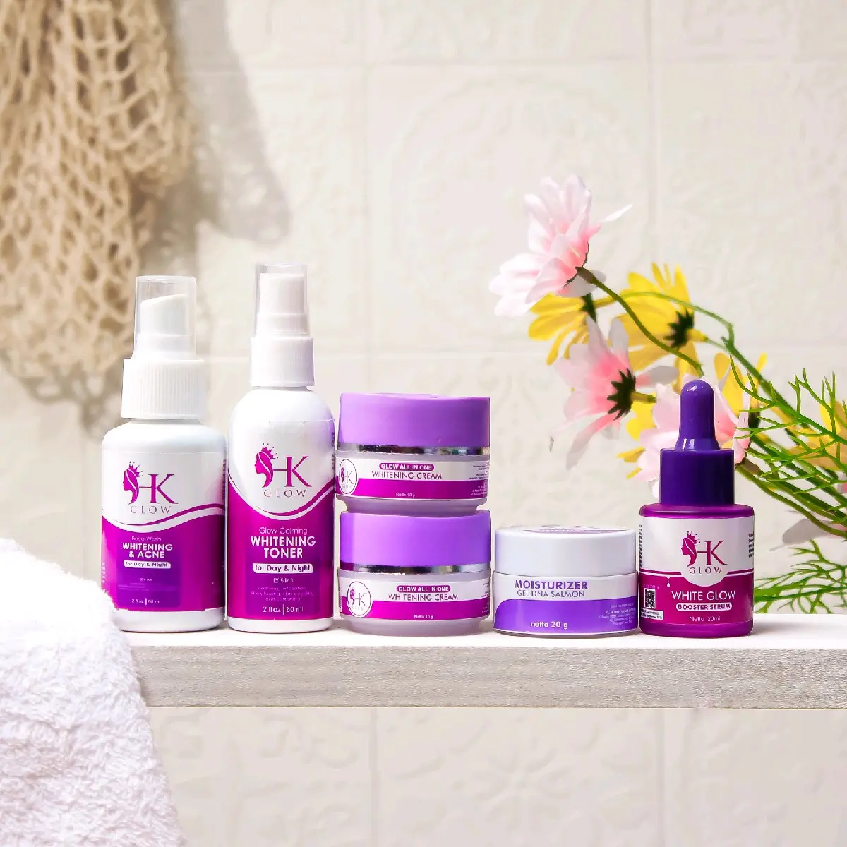 HKGLOW PAKET WHITENING & FLEK