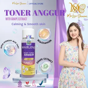 Body toner anggur arbutin with alpha arbutin ecer isi 1