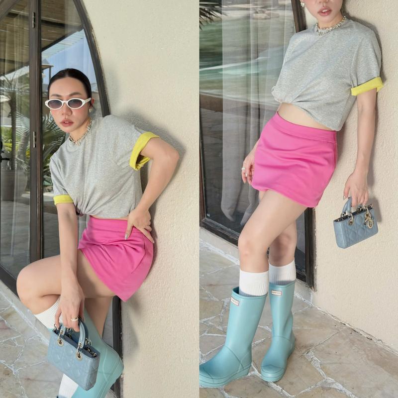 Chân váy dáng A ngắn nữ COCOBEBE NER SKIRT