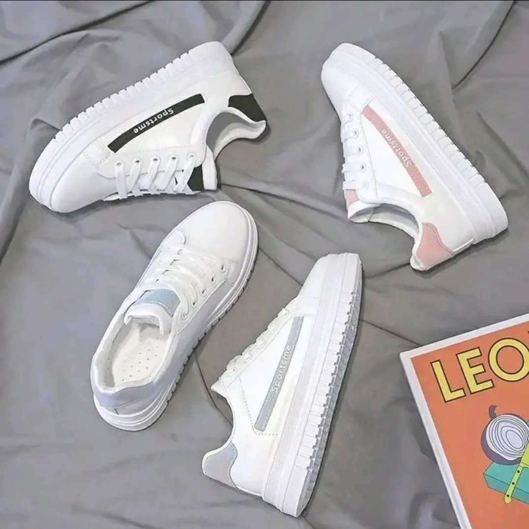 sepatu sneakers wanita Snekers Hitam Olahraga Putih model sportme terbaru cocok buat nongkrong Casual Shoes Wanita Kasual Kerja Cewek keren