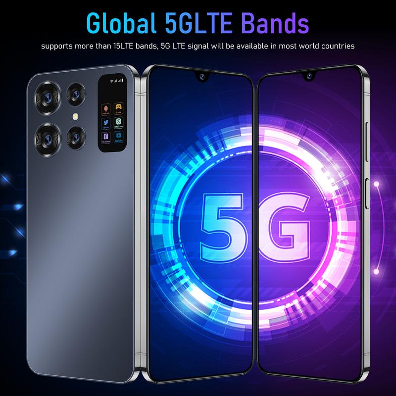 Product Introduction of A55 brand new 5G smartphone, 16/512GB, VDIS&automatic viewfinder, smartphone triple camera, Android system 34