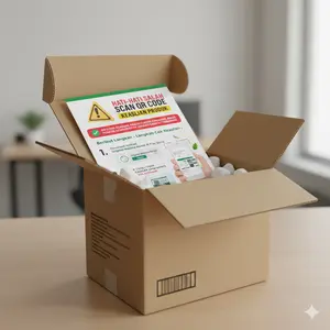 Brosur + Packing Dus Herbal Alami Original Kurmaqu GMJ Asli minyak ikan propolis sm ekstrak ikan gabus zink plus pelancar hiad Sari Kurma