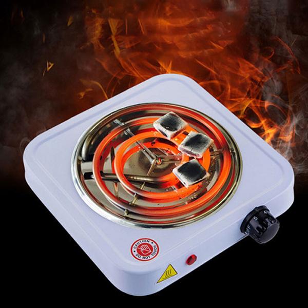   Freeship  Bếp Hơ Lá Trầu Cho Bé Bếp Điện Mini 1000W Bếp Xông Sau Sinh - Bảo Hành 6 Tháng 1 Đổi 1 - Nồi Lẩu Không Khói Nướng Thịt 