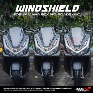 Docilworks - Visor Windshield Banyak Model PCX 160 ABS CBS Roadsync (2025-2026)
