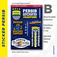 Gambar Sticker Pack PERSIB, Vinyl, Anti air, Sticker Motor Mobil PERSIB, Sticker PERSIBDAY dari Glowink Print Kota Bandung 3 Tokopedia