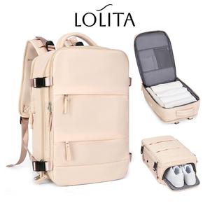 Lolita Korean large capacity Backpack Waterproof Laptop Backpack 16 inch Multifunction Travel Backpack Outdoor Luggage Bag For Unisex