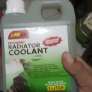 LOWKOS Radiator Coolant Hijau 1 Liter Air Radiator Mobil & Motor