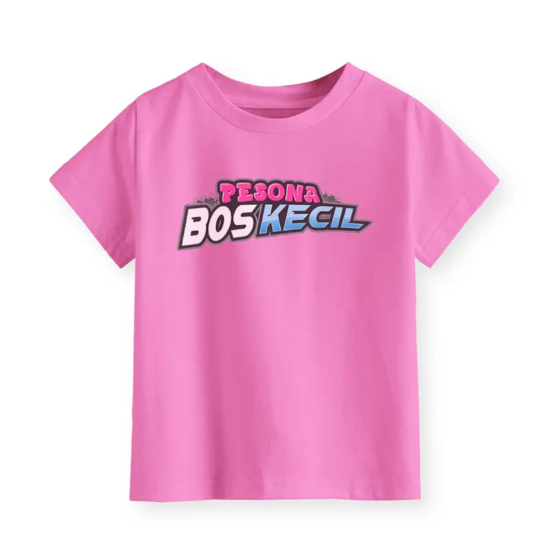 KAOS ANAK PESONA BOS KECIL - kaos anak laki laki / perempuan / tebal bahan combed 30s 3