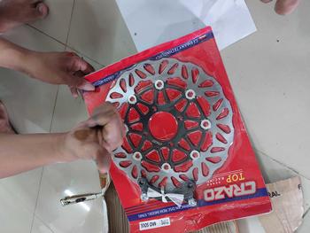 Product Review of Piringan Cakram Lebar Mio Soul karbu / Mio Smile / Xeon Diameter 260mm from P**R 0