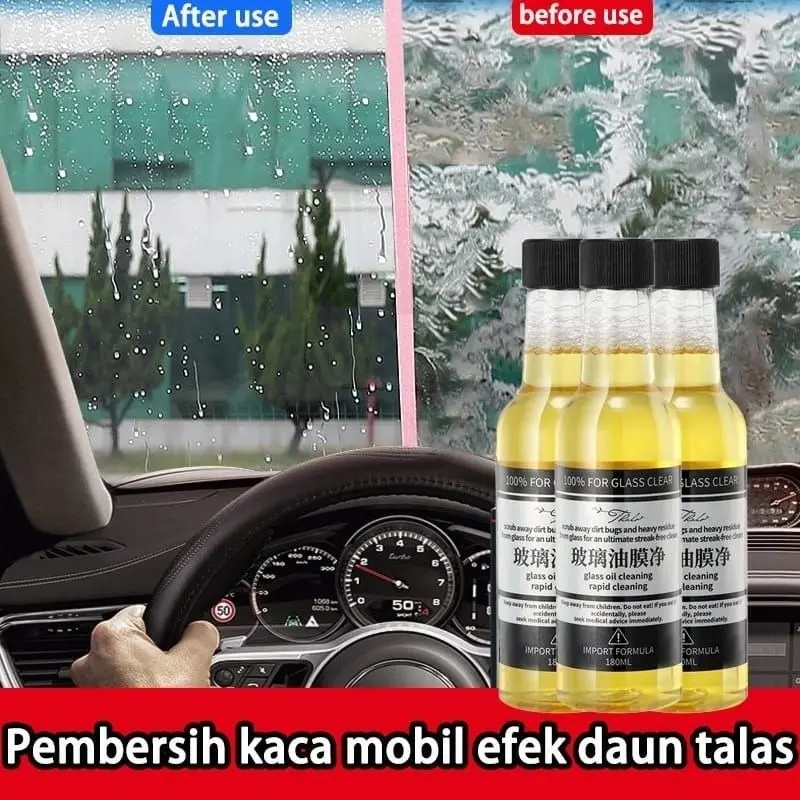 [FLASH SALE] Obat pembersih jamur kerak kaca mobil Car Glass Oil Film Removing CAIRAN PEMBERSIH KACA OBAT JAMUR KACA - Pembersih Jamur - Pembersih Jamur Kaca - Pembersih Kerak 4