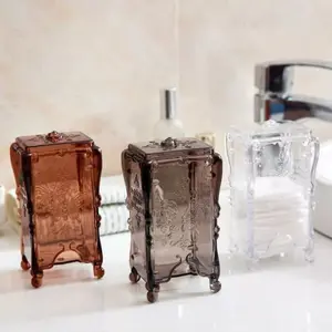 Rovelin - Tempat Kapas Wajah Kosmetik Makeup Tempat Penyimpanan Kapas Wajah