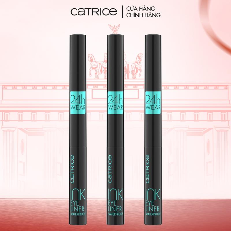 Kẻ mắt chống thấm nước Catrice Ink Eyeliner Waterproof siêu mảnh sắc nét 1,7ml