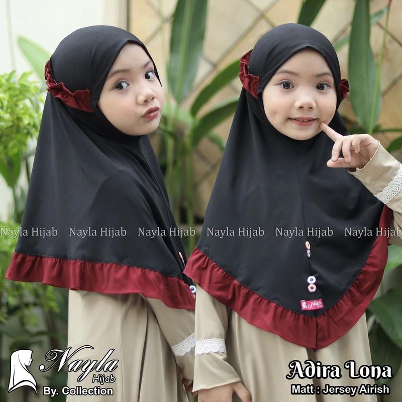 icon video play     icon arrow left boldicon arrow right bold Share  0 Instant Children's Headscarf Model ADIRA LONA Jersey Airis Hijab Children's Jersey Original Nayla Hija'b 2