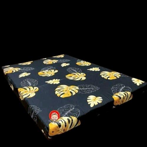 Sarung Kasur Busa Resleting Motif Bunga/Abstrak - Model Terbaru sprei 3