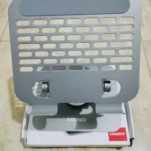 AMINO Tablet Stand Holder Foldable 360 Rotatable Stand Holder Multifunction Aluminum Alloy Untuk Tablet Phone / Universal Tablet Desktop Stand Di Lipat