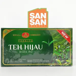 Cap Kepala Djenggot Jenggot Teh Hijau Green Tea Premium isi 25