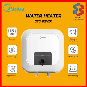 Midea Water Heater D15-035VD1 Pemanas Air Listrik 15Liter