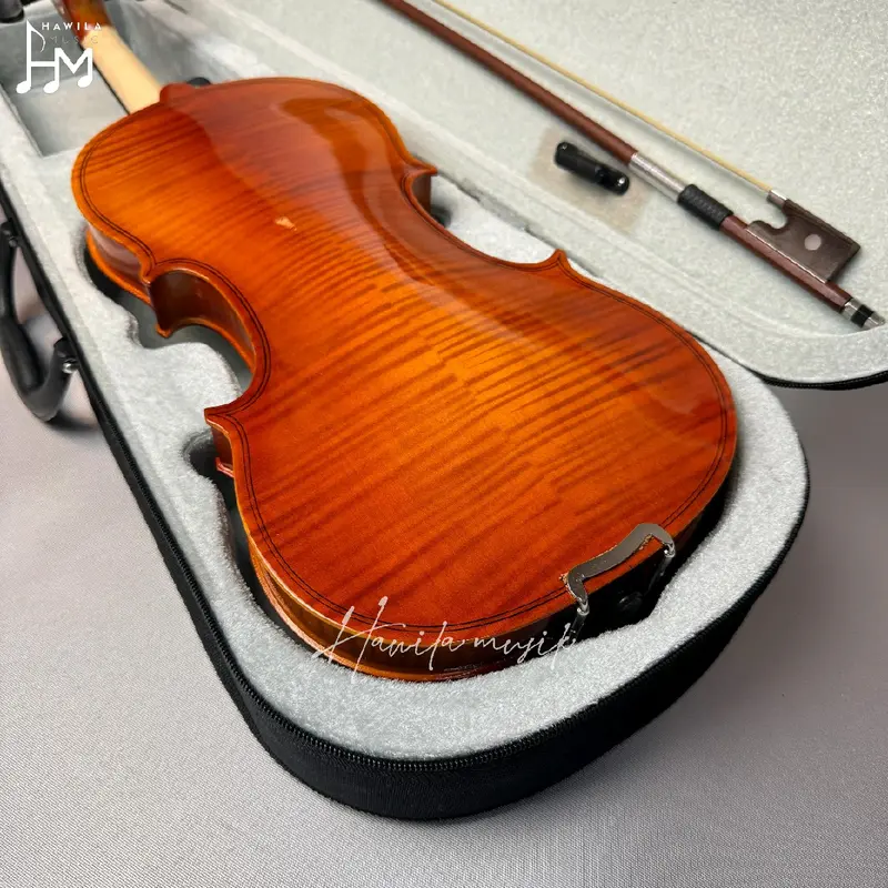 BIOLA CALEB CAL-200 A 3/4 or 4/4 Violin Caleb CAL200 B 3/4 or 4/4 CAL 200C 4/4 Lengkap Hardcase 2