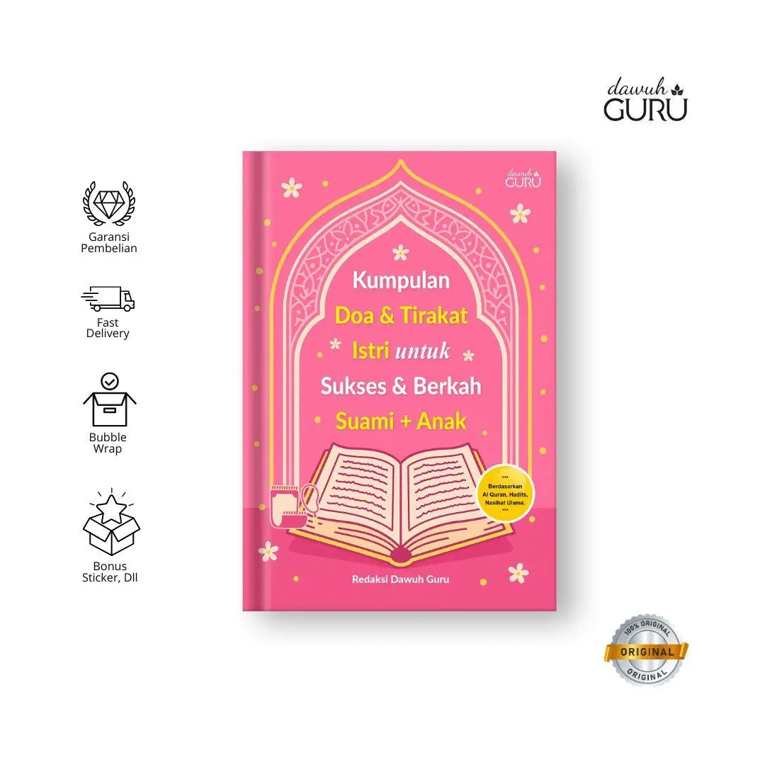 Buku Kumpulan Doa & Tirakat Istri untuk Sukses & Berkah Suami + Anak - Dawuh Guru